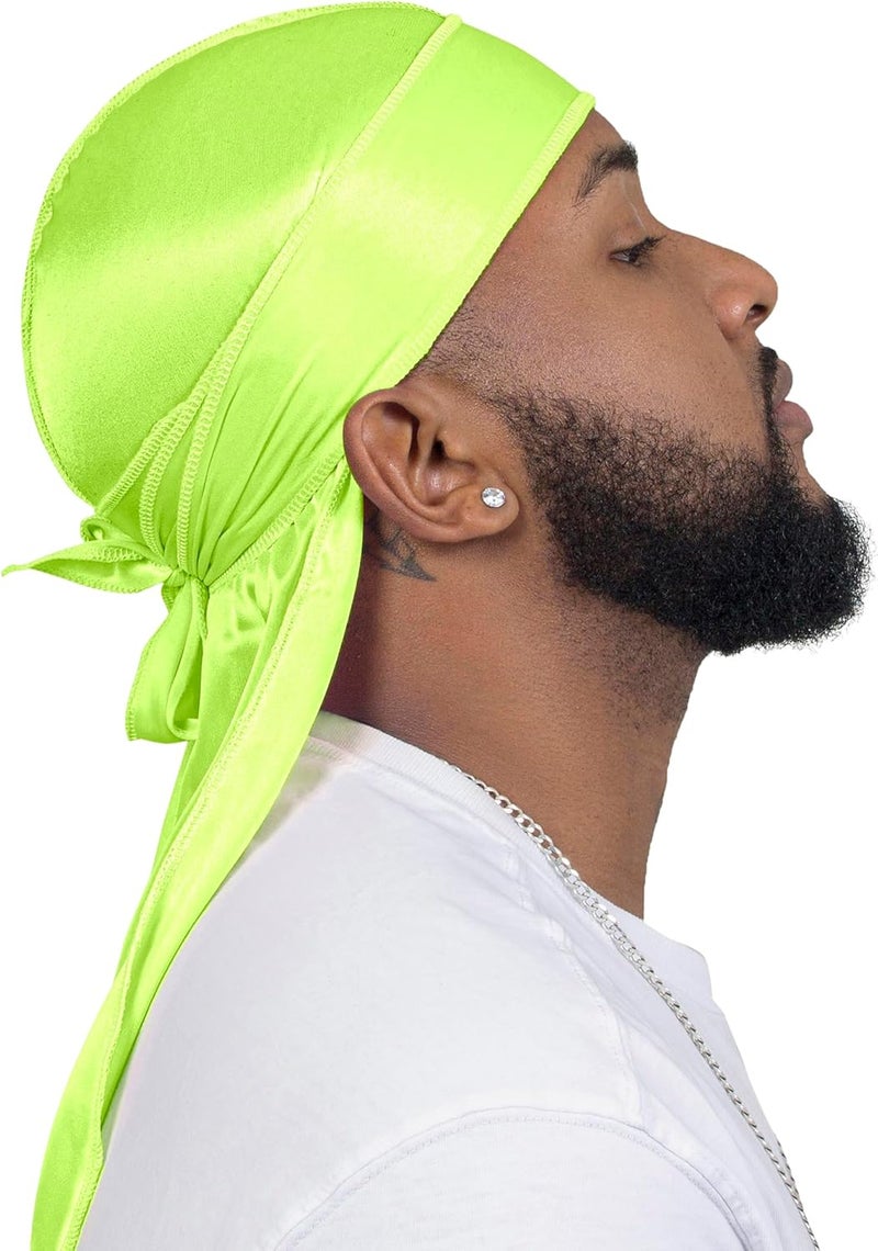ForceWave 12 Pieces Silky Durag for Men Women Satin Durags for 360 Waves - Image 2